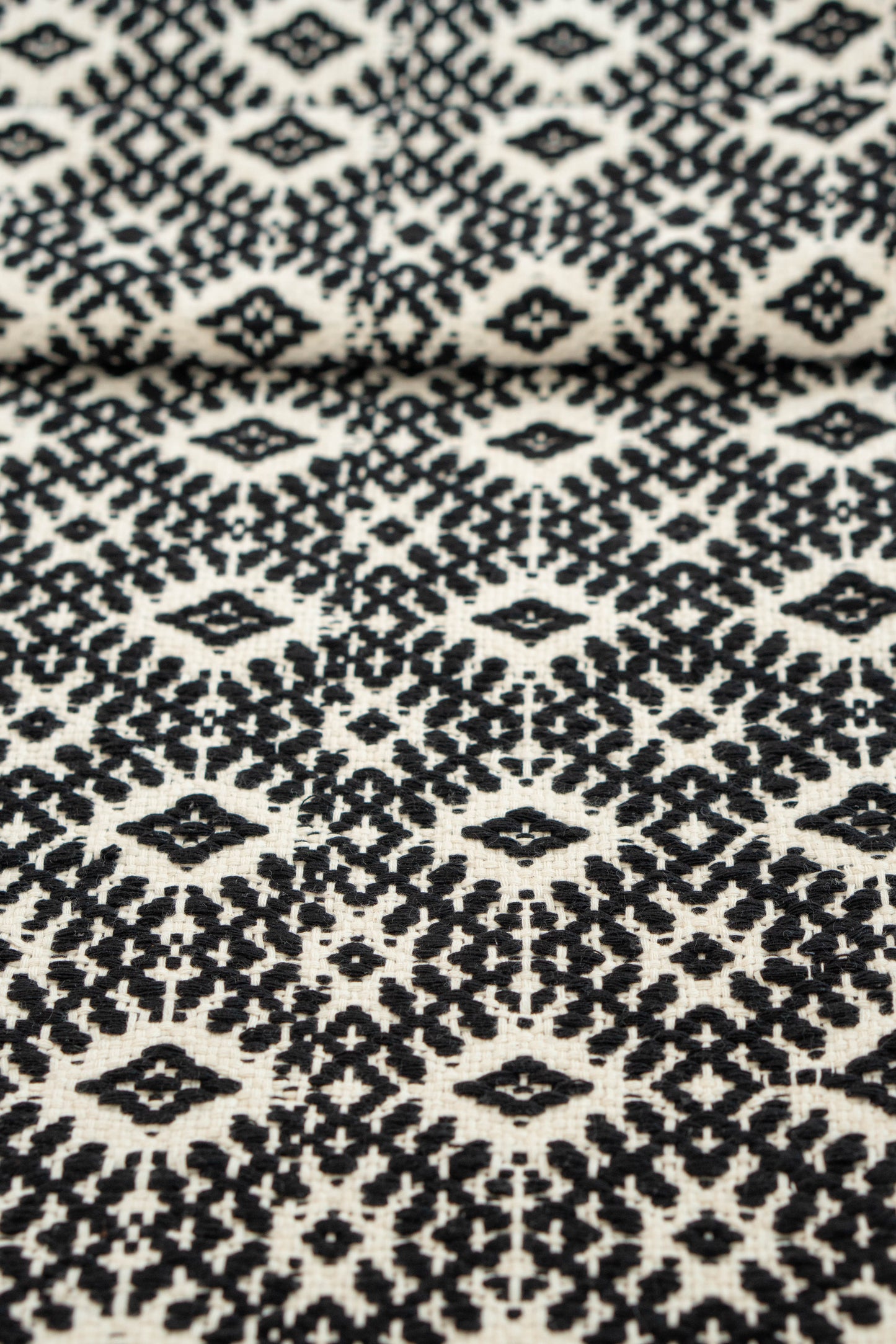 Comalapa Black Table Runner