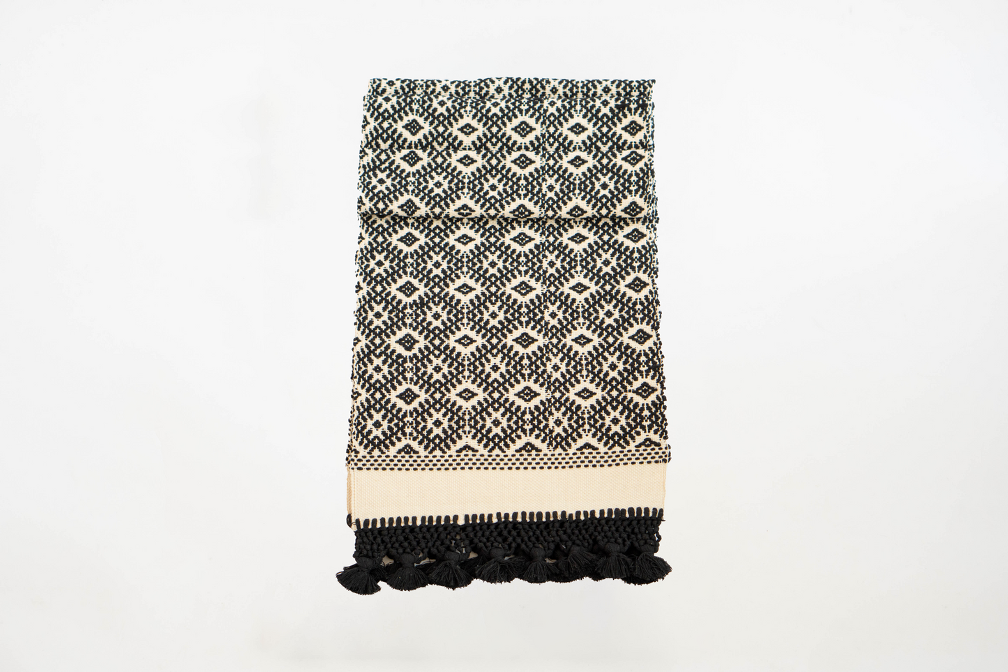 Comalapa Black Table Runner