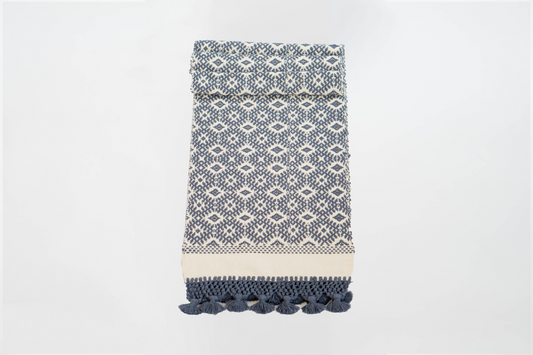 Comalapa Navy Table Runner