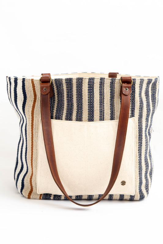 Reversible Navy Tote Bag