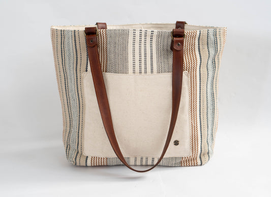 Reversible Olive Tote Bag