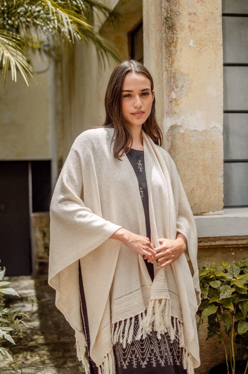 Bone Kimono with Bangs